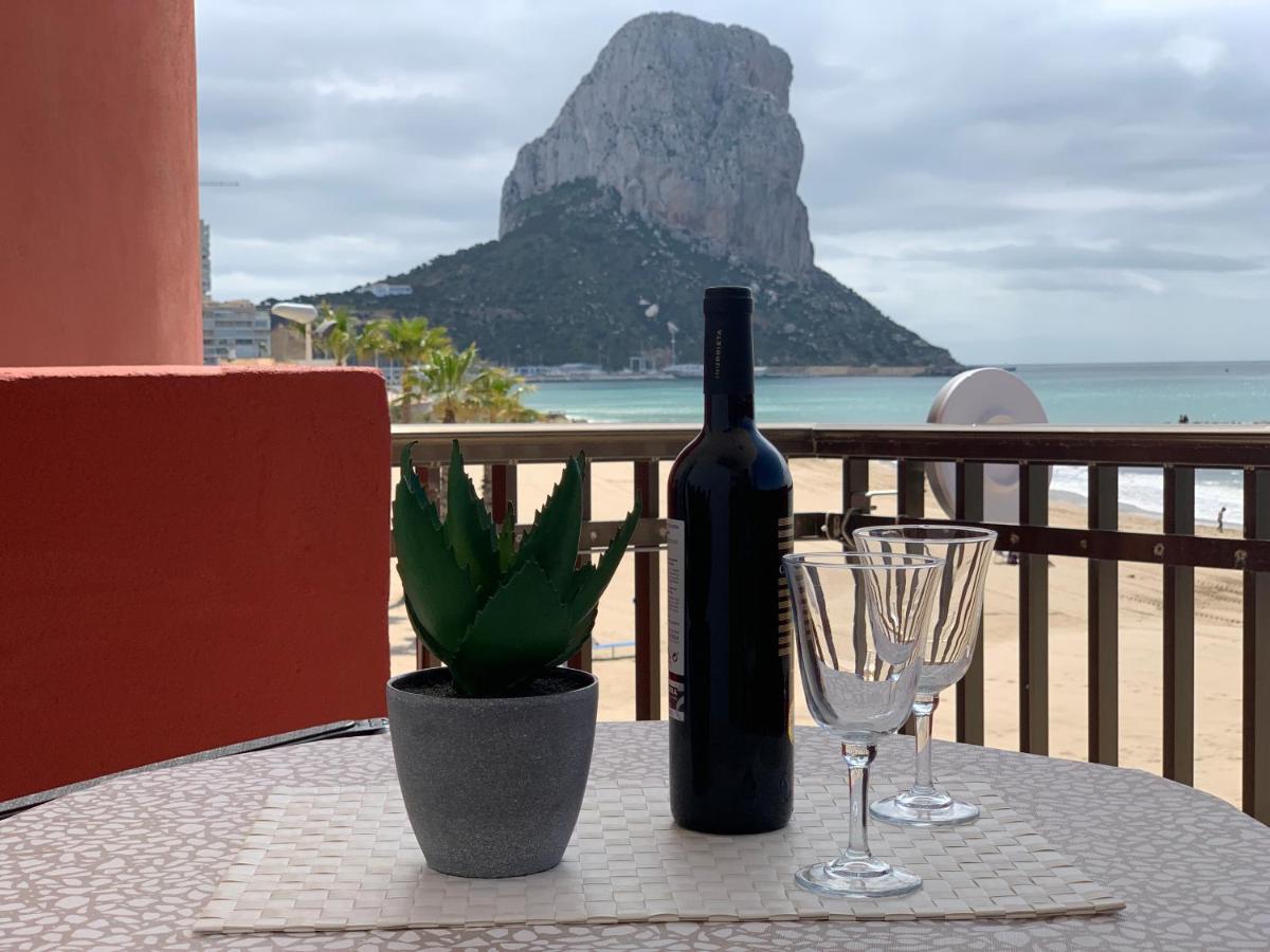 Appartement in erster Linie mit Meerblick Calp Exterior foto